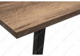 Стол деревянный Эльпатия 150 дуб велингтон / черный матовый