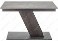 Стол Тирион бетон чикаго серый / дуб гладстоун табак