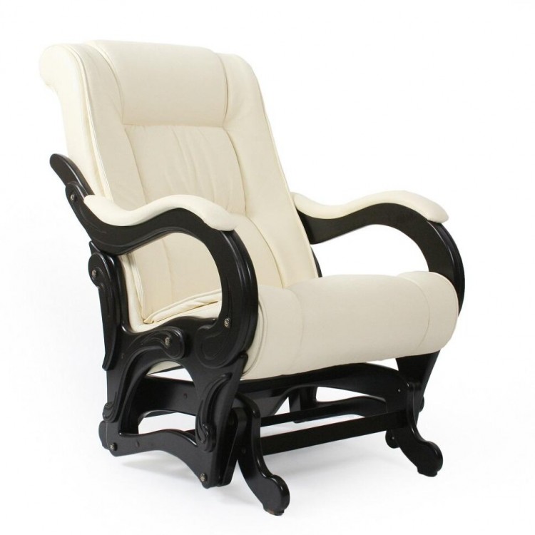 Кресло-качалка глайдер МИ Модель 78 венге, Венге, к/з Dundi 112