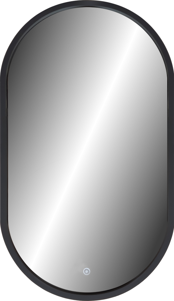 Зеркало "Prime Black LED"  450х800 c  подсветкой