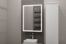 Зеркало-шкаф "Allure LED" 550х800 с подсветкой