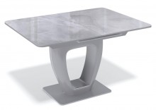 Стол обеденный Kenner BA1200 серый/стекло камень серый глянец