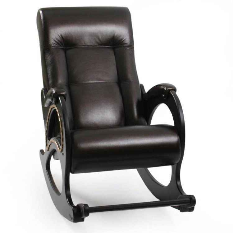 Кресло-качалка МИ Модель 44 венге, Венге, к/з Oregon perlamutr 120