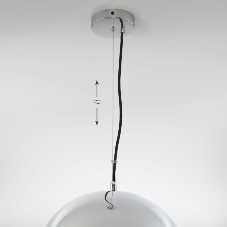 Подвесной светильник с хромированным плафоном 50147/3 хром