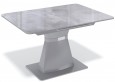 Стол обеденный Kenner BS1200 серый/стекло камень серый глянец