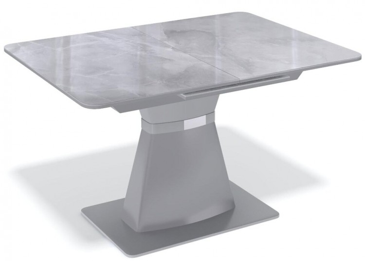 Стол обеденный Kenner BS1200 серый/стекло камень серый глянец