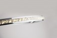 Светодиодный потолочный светильник с хрусталем 90045/1 хром