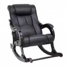 Кресло-качалка МИ Модель 77 венге, Венге, к/з Dundi 109