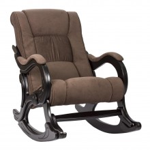 Кресло-качалка МИ Модель 77 венге, Венге, ткань Verona Brown
