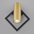 Настенный светодиодный светильник 20091/1 LED черный/ золото