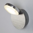 Светодиодный настенный светильник с поворотным плафоном 20004/1 алюминий
