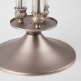 Классическая настольная лампа с абажуром 01045/1 сатин-никель