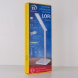 Lori белый/серебряный настольный светодиодный светильник TL90510