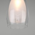 Подвесной светильник со стеклянным плафоном 50085/1 хром