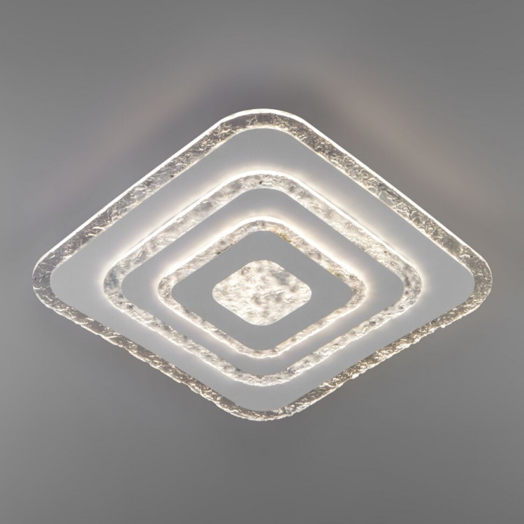 Потолочный светодиодный светильник с пультом управления 90211/1 белый