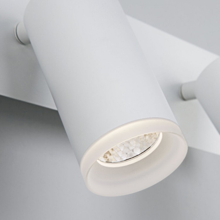 Настенный светодиодный светильник с поворотными плафонами 20067/3 LED белый