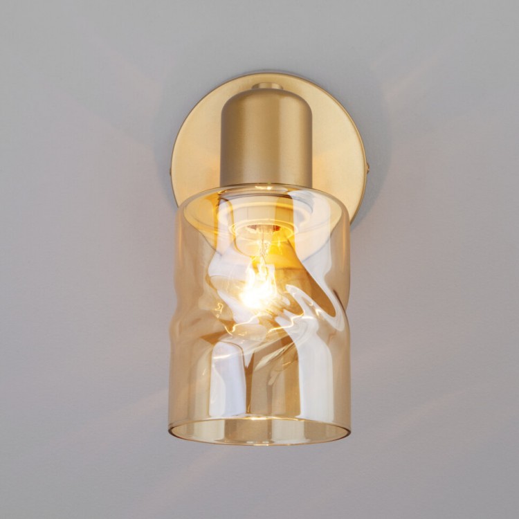Настенный светильник с выключателем 20120/1 перламутровое золото