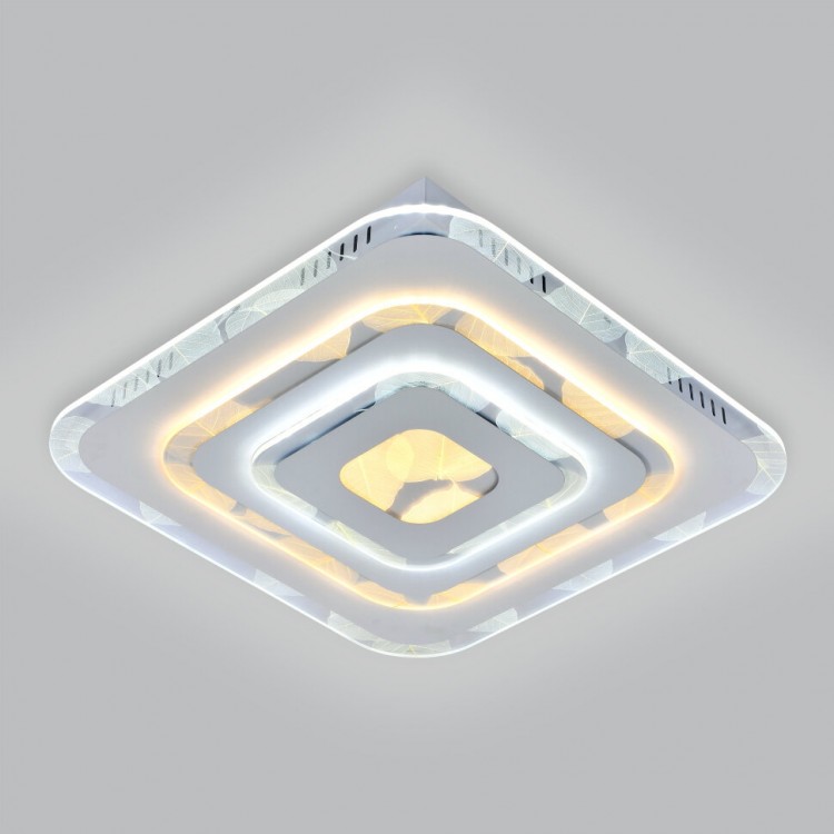 Потолочный светодиодный светильник с пультом управления 90222/1 белый