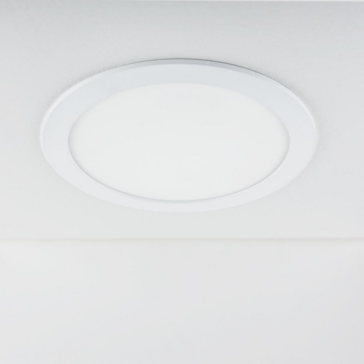 Встраиваемый потолочный светодиодный светильник DLR003 24W 4200K