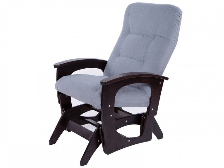 Кресло глайдер Орион (Серый / венге)