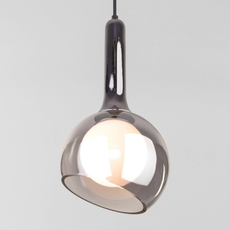 Подвесной светильник со стеклянным плафоном 50188/1 дымчатый