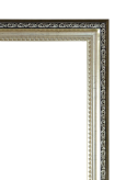 Зеркало "Континент" Арабеска серебро 45х70