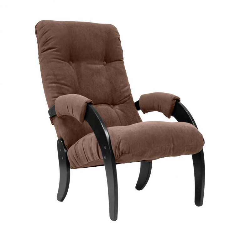 Кресло для отдыха МИ Модель 61, Венге, ткань Verona Brown