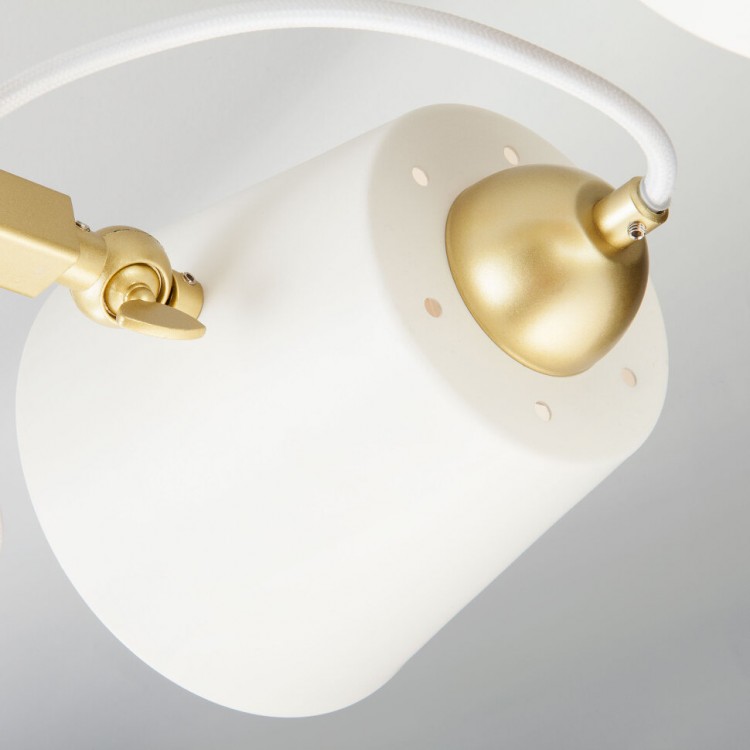 Светильник в стиле лофт с поворотными рожками 70083/8 золото
