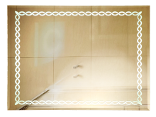 Зеркало "Континент" Прованс Люкс  92х68 с подсветкой