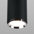 Svit GU10 черный/хром трековый светильник для однофазного шинопровода MRL 1013