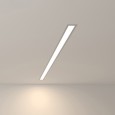 Линейный светодиодный встраиваемый светильник 103см 20Вт 4200К матовое серебро 101-300-103
