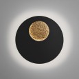 Настенный светодиодный светильник 40150/1 LED черный /золото