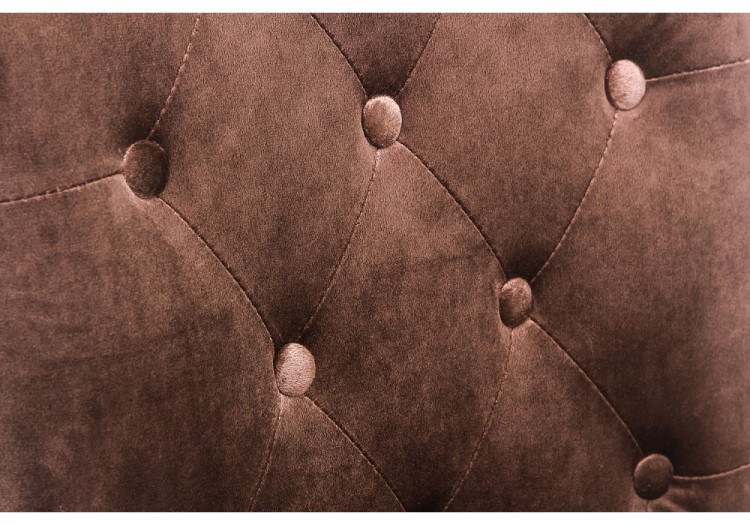 Стул деревянный Menson dark walnut / fabric brown