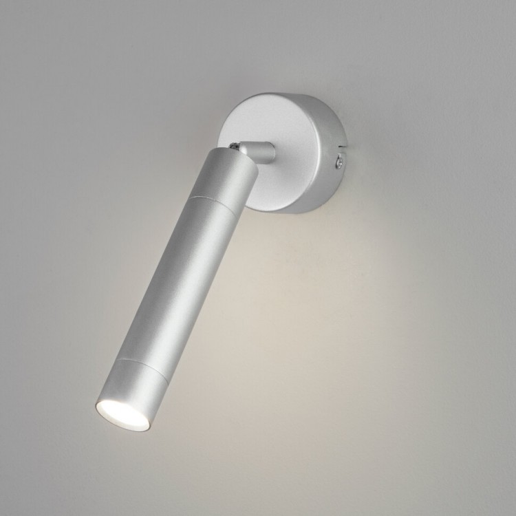 Настенно-потолочный светодиодный светильник 20084/1 LED серебро