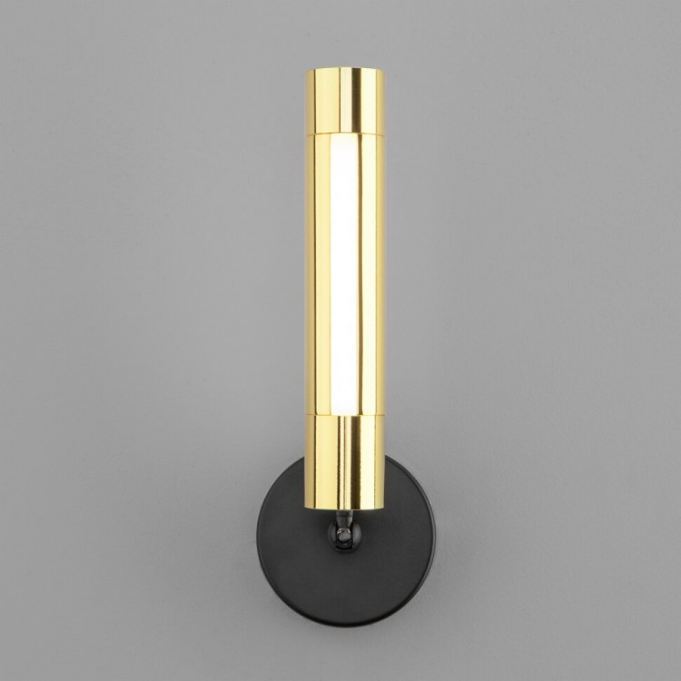 Настенно-потолочный светодиодный светильник 20084/1 LED черный/золото