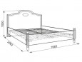 Кровать Диана Голд 1,6 м