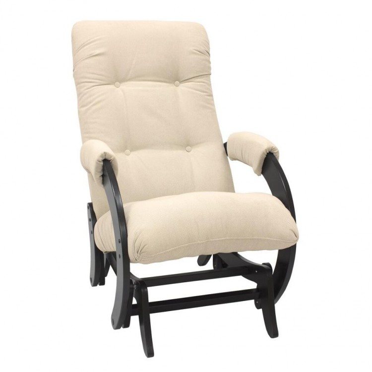 Кресло-качалка глайдер МИ Модель 68, Венге, ткань Verona Vanilla